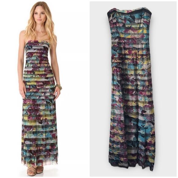 BCBGMaxAzria Dresses & Skirts - BCBGMAXAZRIA “Dharma” fittted sleeveless formal maxi dress, size 0